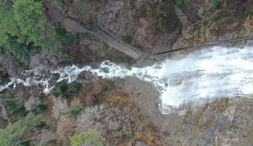 Смотровая площадка у водопада Учан-Су