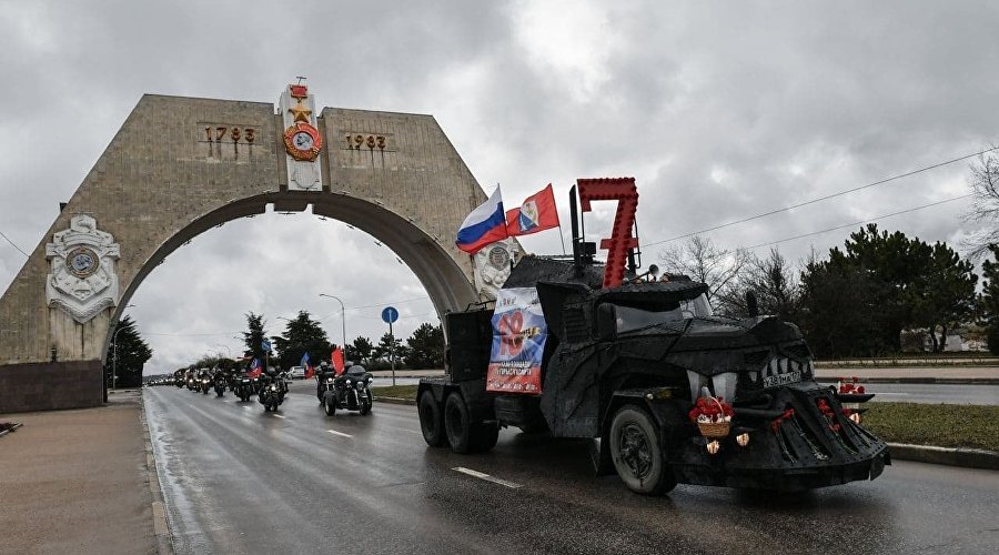 Автомотопробег в честь годовщины «Крымской весны»