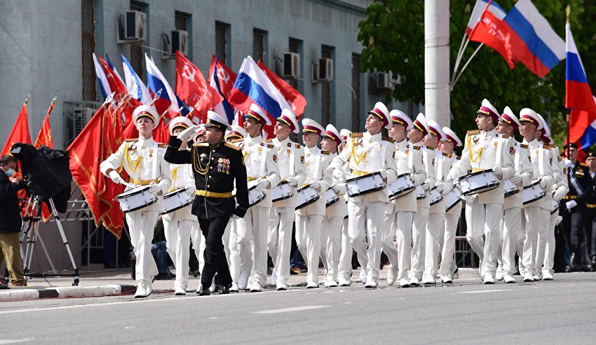 Празднование 76-й годовщины Победы в Великой Отечественной войне в Симферополе