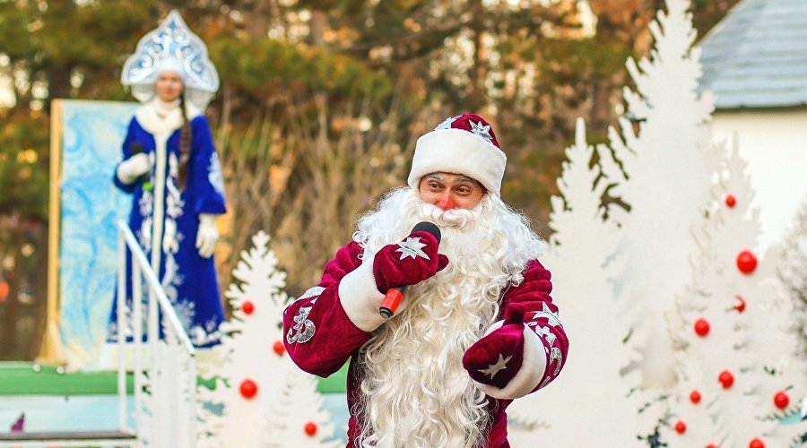 Новогодние праздники в Детском парке Симферополя