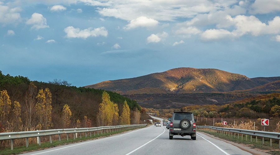 Трасса в Крыму