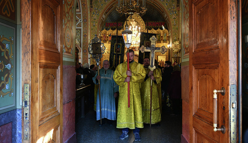 Крестный ход в честь Крещения Господня